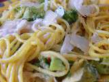 Spaghettis à la crème de chou-fleur :1 recette antigaspi avec le chou-fleur