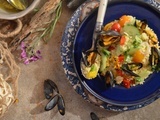 Taboulé de moules à la coriandre