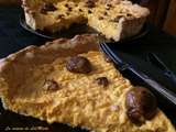 Tarte butternut ,châtaignes et fromage de Madame Loïk