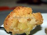 Crumble noix de coco et pommes