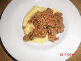 Polenta bolognaise 7pp (Weight Watchers)