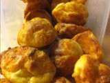 Gougères à l'emmental - lillycuisine