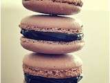 Macarons au chocolat