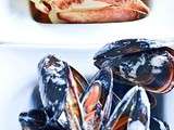 Moules au roquefort