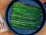 Asperges vertes poêlées à l’huile d’olive