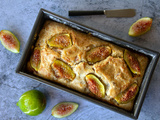 Cake salé aux figues fraîches et aux lardons