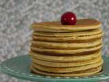 Cerise sur les pancakes