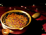 Clafoutis de la sorcière aux myrtilles