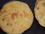 Galettes de flocons de millet poireaux-carottes