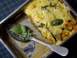 Moussaka aux aubergines et aux pommes de terre