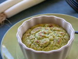 Petits soufflés aux feuilles de poireaux