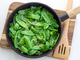Poêlée de pois gourmands croquants