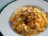 Risotto crémeux de Butternut et poireaux