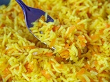 Riz pilaf aux carottes