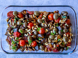 Salade de légumes grillés en sauce aigre-douce