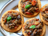 Tartelettes aux aubergines confites