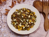 Salade de lentilles à l’orange et au Beaufort