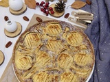 Tarte aux pommes, à l’érable et aux noix de pécan