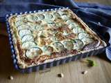 Tarte courgette-ricotta-parmesan à la menthe