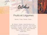 Fruits et légumes d'octobre