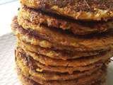 Galettes de panais et carottes au cumin