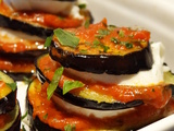 Aubergines à la mozzarella et sauce aux tomates cerises Saclà