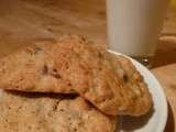 Cookies au muesli et aux cranberries