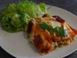 Lasagnes aux courgettes, speck et pecorino