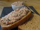 Rillettes de thon au St Môret et tomates confites