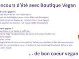 Concours d’été avec La Boutique Vegan