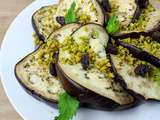 Salade d’aubergines grillées aux pistaches