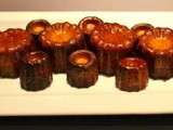 Canelés au nutella