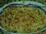 Gratin pommes de terre / champignons