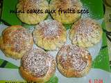 Mini cakes aux fruits secs