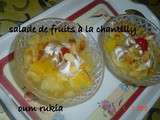 Salade de fruits à la chantilly