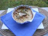 Gratin de Saint Jacques aux champignons