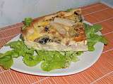 Quiche asperges champignons lardons