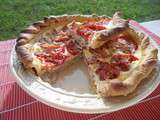 Tarte thon tomate moutarde