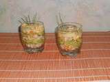 Verrine avocat surimi