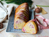 Cake noix de coco & framboises