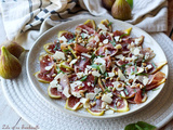 Carpaccio de figues au parmesan