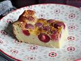 Clafoutis aux cerises {à la crème liquide}