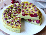 Clafoutis aux cerises & pistache