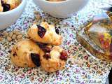 Cookies salés aux tomates séchées & pignons de pin