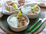 Crevettes au lait de coco & citron vert