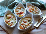 Crevettes gratinées au parmesan