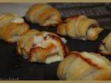 Croissants à la tomme fraîche et jambon