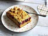 Crumb cake aux fruits rouges