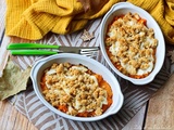 Crumble de cabillaud & patates douces