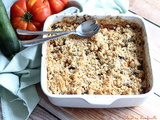 Crumble de légumes rôtis